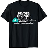 Devops Engineer Definition Funny Engineering T-Shirt