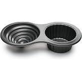 Fox Run Giant Cupcake Pan, Non-Stick Carbon Steel, 8 x 15.5 x 3.25 inches | Make Giant Cupcakes | Easy Release Nonstick | 6 Cup Total Capacity | Fun To Decorate | Carbon Steel Oversized Cupcake Pan