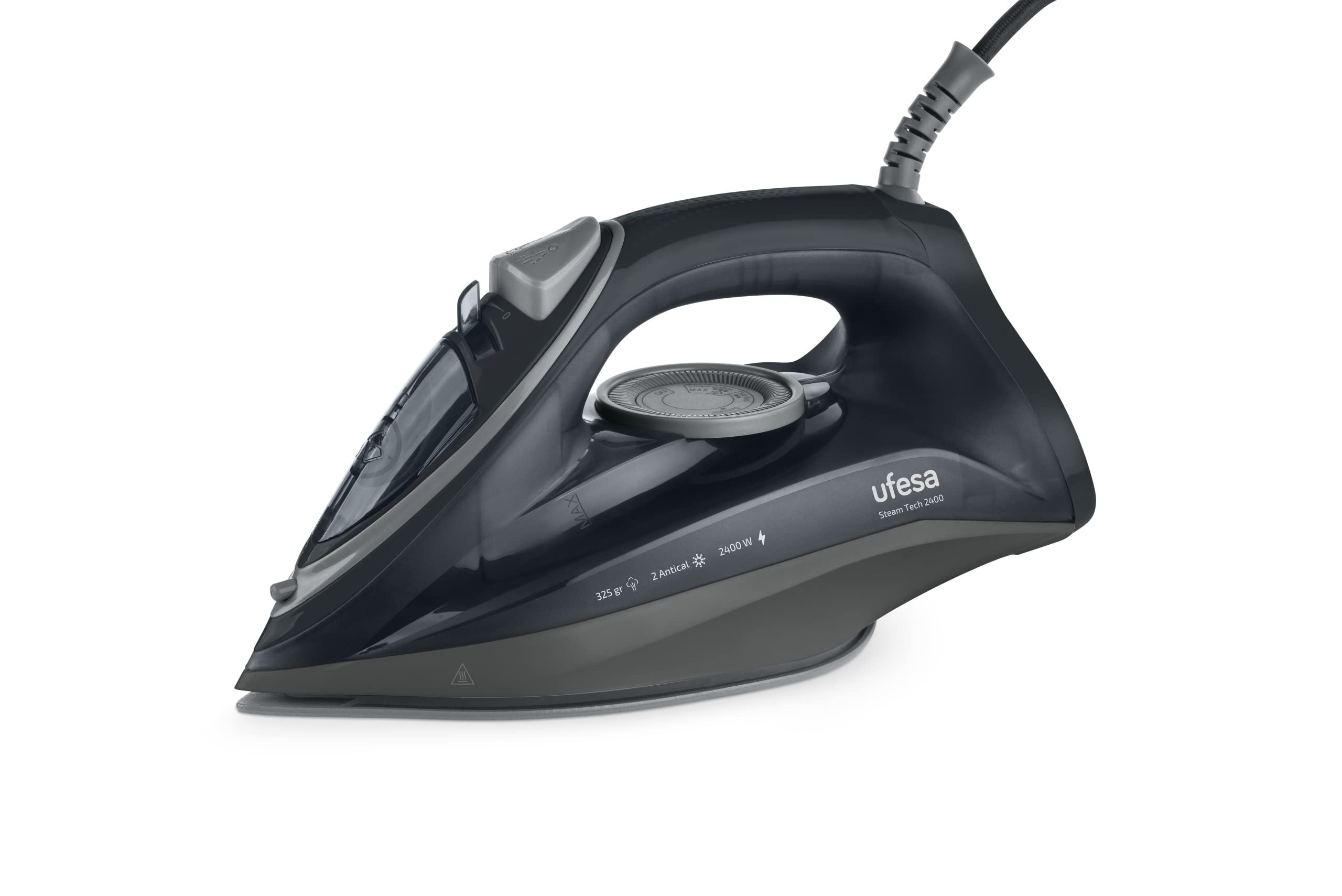 Ufesa-Steam-Tech-2400-Plancha-de-Vapor-2400W-Golpe-de-Vapor-Max-120gr-y-Constante-0-30grmin-Suela-Ceramica-Doble Ufesa-Steam-Tech-2400-Plancha-de-Vapor-2400W-Golpe-de-Vapor-Max-120gr-y-Constante-0-30grmin-Suela-Ceramica-Doble