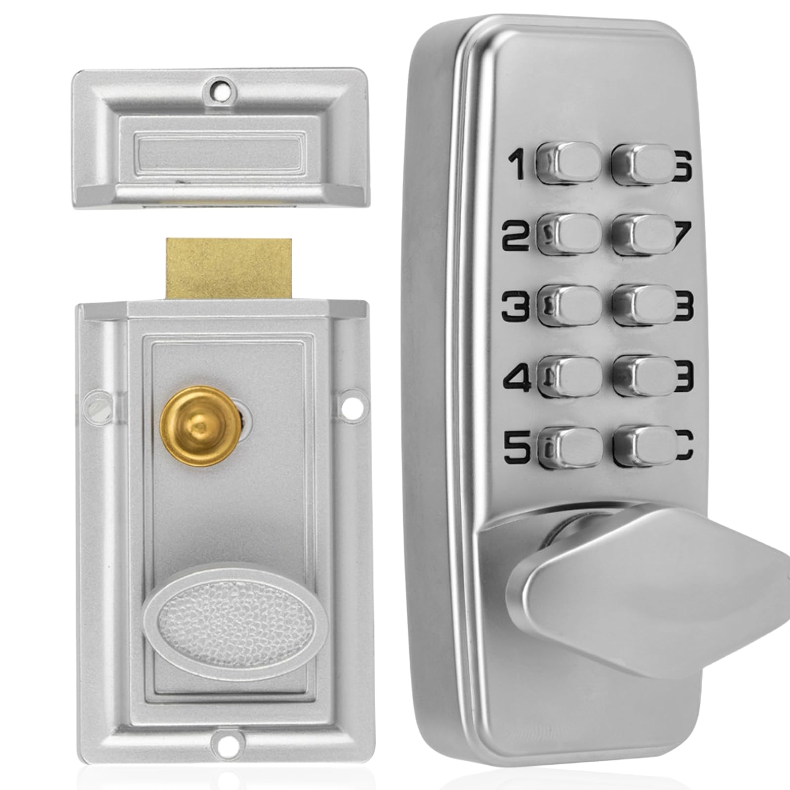 2-4 Digits Mini Mechanical Lock - Cabinet Indoor Outdoor Door Password Security Coded Lock
