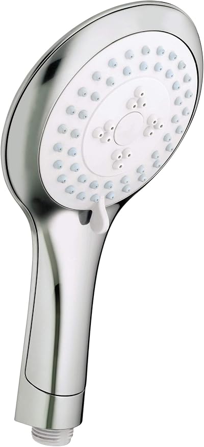 Bristan Evo 120mm 3 Mode Chrome Shower Head Handset Rub Clean Nozzles EVC