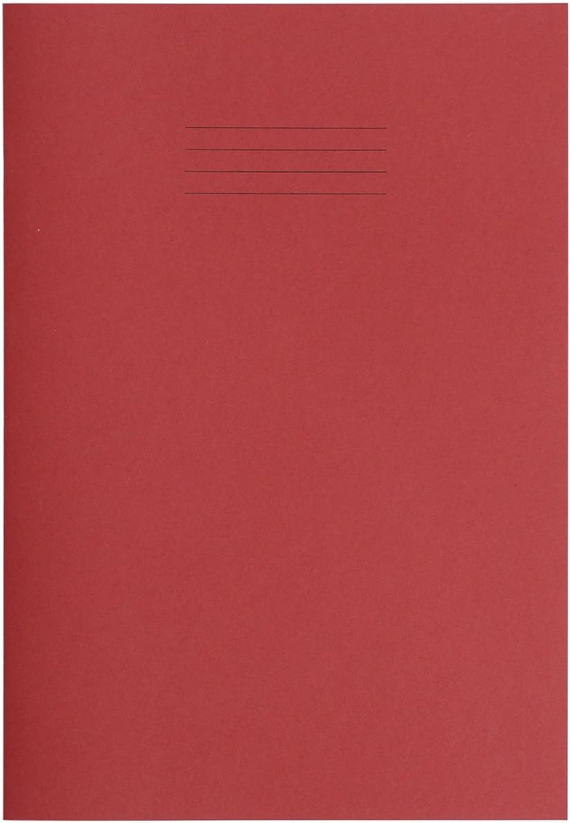 Rhino Stationery Exercise Book, Red, a4 - Image 3