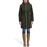 kensie womens Outerwear Hooded Softshell Water Resistant Jacket
