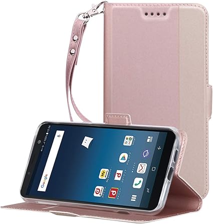 Amazon Co Jp Topace Galaxy Feel2 Sc 02l ケース 手帳型 Galaxy Feel2 Sc 02l ケース 軽量 超薄型 超耐磨 カードホルダー ストラップ付き スタンド機能 Galaxy Feel2 Sc 02l ケース ローズゴールド 家電 カメラ