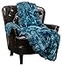 Chanasya Premium Wolf Faux Long Fur Throw Blanket - Soft, Fuzzy Throw Blanket - for Bed or Couch - 50