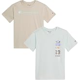 Champion Boys 2 Pack Short Sleeve Tee Shirt for Kids
