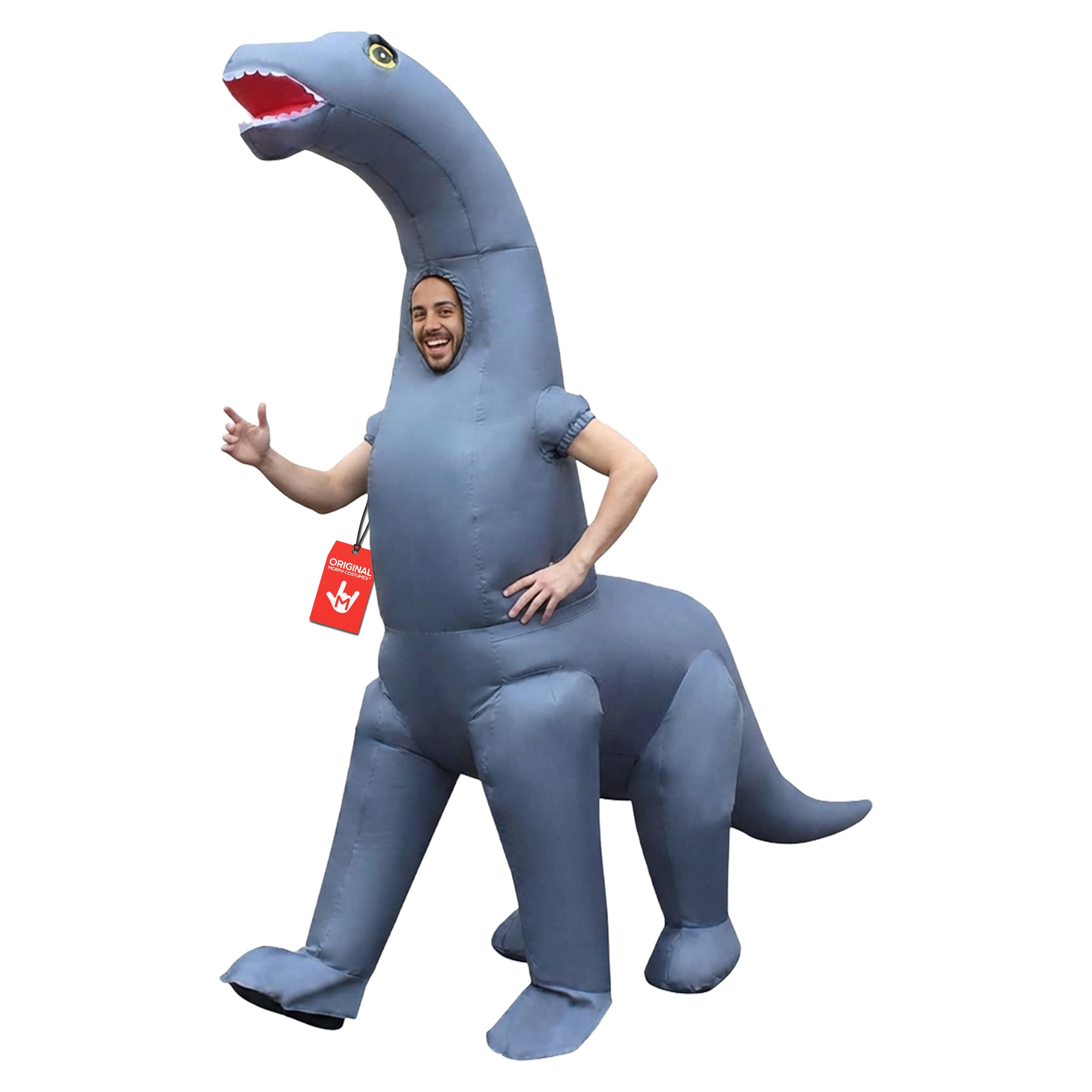 Morph Diplodocus Costume for Adults, Inflatable Dinosaur Costume, Inflatable Costumes for Adults, Blow Up Costumes for Adult