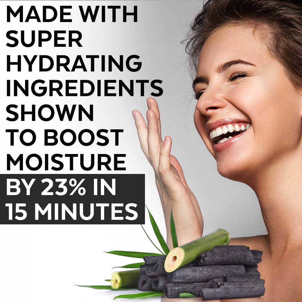 Face Mask for Korean Skincare - Sheet Mask for Detoxifying, Cleansing, Moisturizing and Brightening Skin | Dermatologist Tested Charcoal Face Mask with Collagen & Hyaluronic Acid for Soft Skin, 8 Pack : Beauty