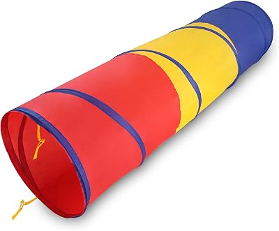 Opret Play Tunnel for Kids 6ft Pop Up Crawl Through Tunnel with Storage Bag