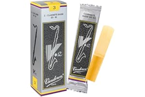 Vandoren CR623 Bass Clarinet V.12 Reeds Strength 3; Box of 5