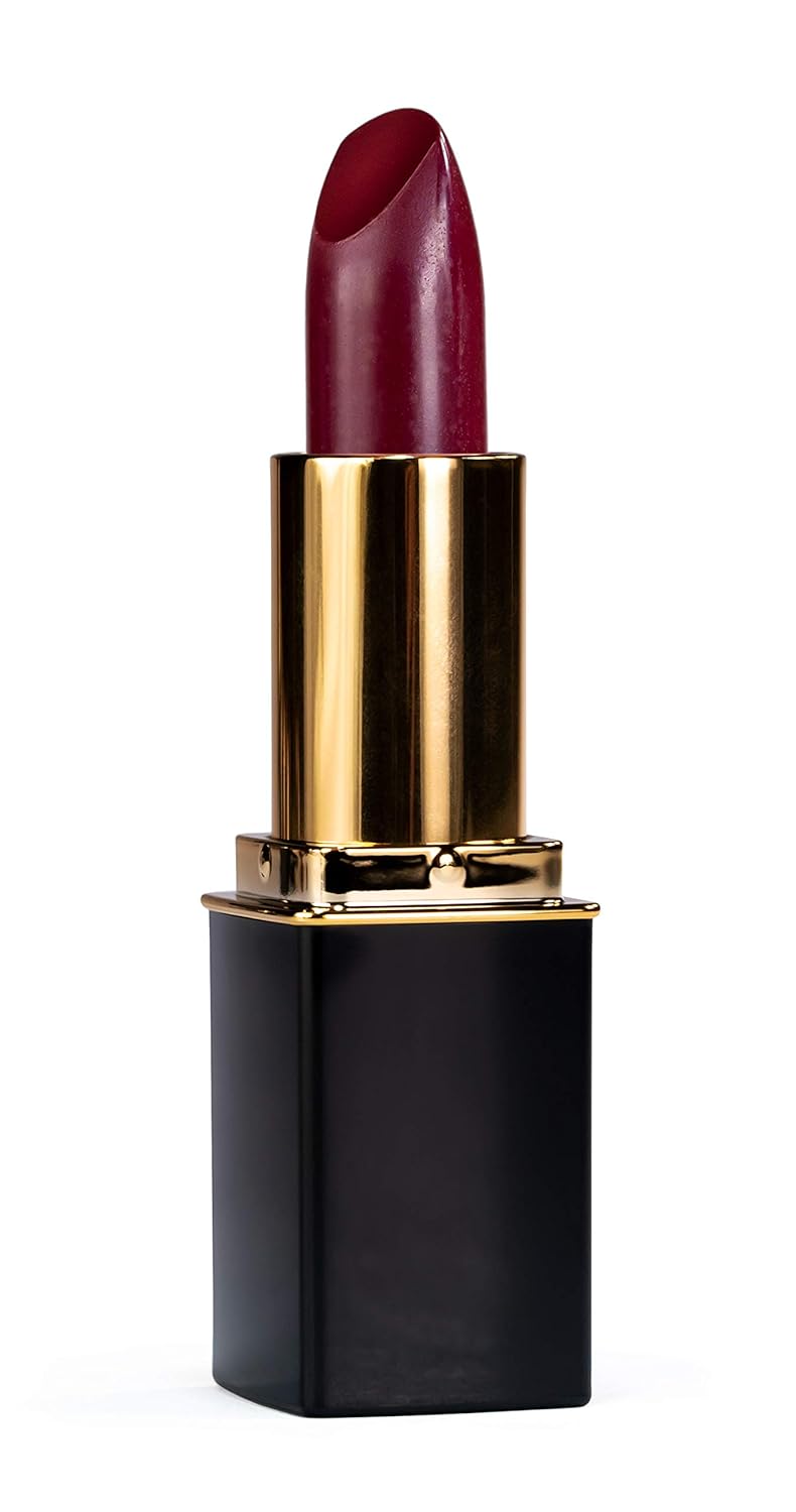 L'Paige L43 Plum Designer Lipstick, All-Natural, AloeVera, Long-lasting Moisturizing