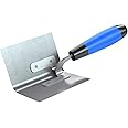 Bon 85-356 Inside Corner Bullnose Trowel, 5-inch x 3-1/2-inch, 5/8-inch Radius, Comfort Grip Handle