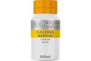 Winsor & Newton Galeria Acrylic Color Tube, 500ml, Titanium White
