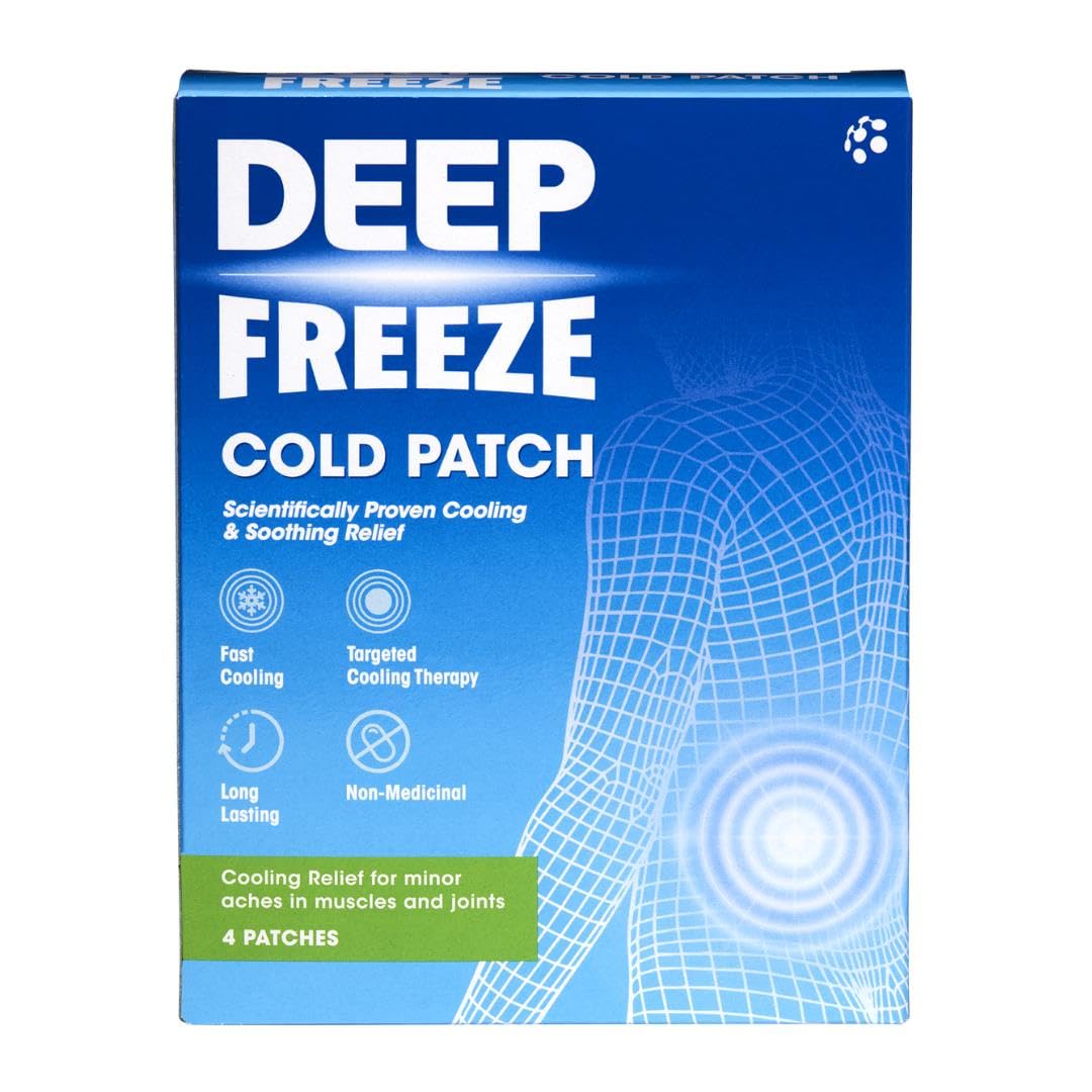 DEEP FREEZE PAIN RELIEF COLD PATCHES 4'S