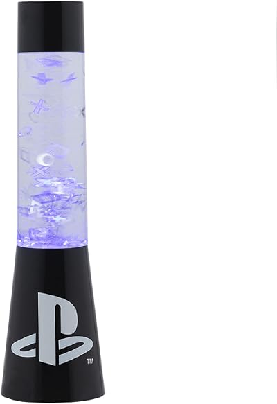 Paladone PlayStation Glitter Flow Lamp Official Licensed Sony 13" Lamp