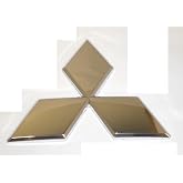 Genuine Mitsubishi Triple Diamond Emblem Chrome Front MR971389 Eclipse 2002 2003 2004 2005