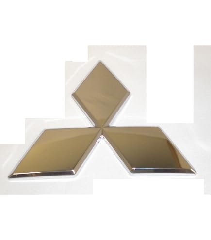 Amazon.com: Genuine Mitsubishi Triple Diamond Emblem Chrome Front
