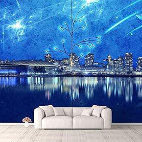 Wall Murals for Bedroom Fantasy View Mystery Collage Removable Wallpaper Peel and Stick Wall Stickers - 66x96 inches