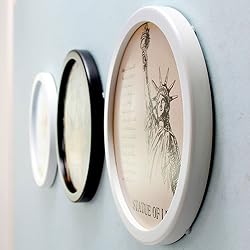 Levoberg Round Photo Frame Wooden Wall Mounted