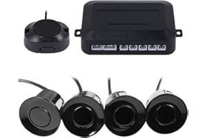 Frostory Car Reverse Backup Parking Sensor Radar System, Buzzer beeps, Detection Distance:30~150CM, Waterproof Sensors (22mm 