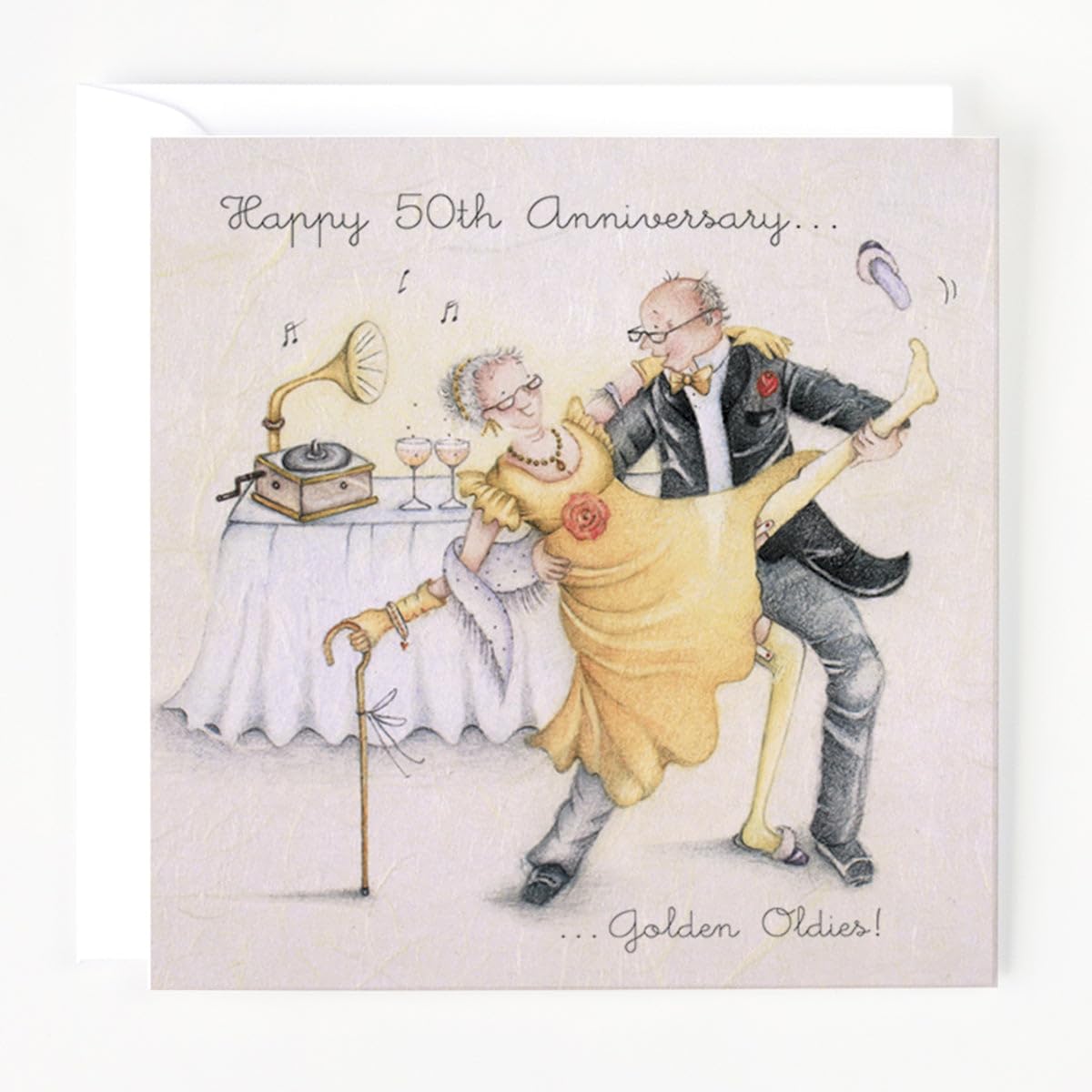 Happy 50th Anniversary Card -"Golden Oldies"