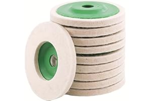 Wool Felt Polishing Wheel Disc Wool Polishing Wheel Disc for 4.5" Angle Grinder Felt Grinder Polishing Wheel for Metal, Marbl