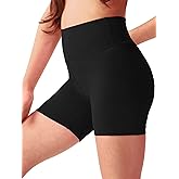 SKIDREAM Girls 4'' High Waisted Biker Shorts, Stretchy Athletic Workout Running Shorts for Kids and Teens