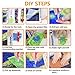 4 Pack 5D DIY Diamond Art Painting Kit Cupcake Dessert Full Drill by Number Kits, Coffee Afternoon Tea Sweets Paint with Diamonds Craft Embroidery Rhinestone Dining Decor (35x25 cm)
