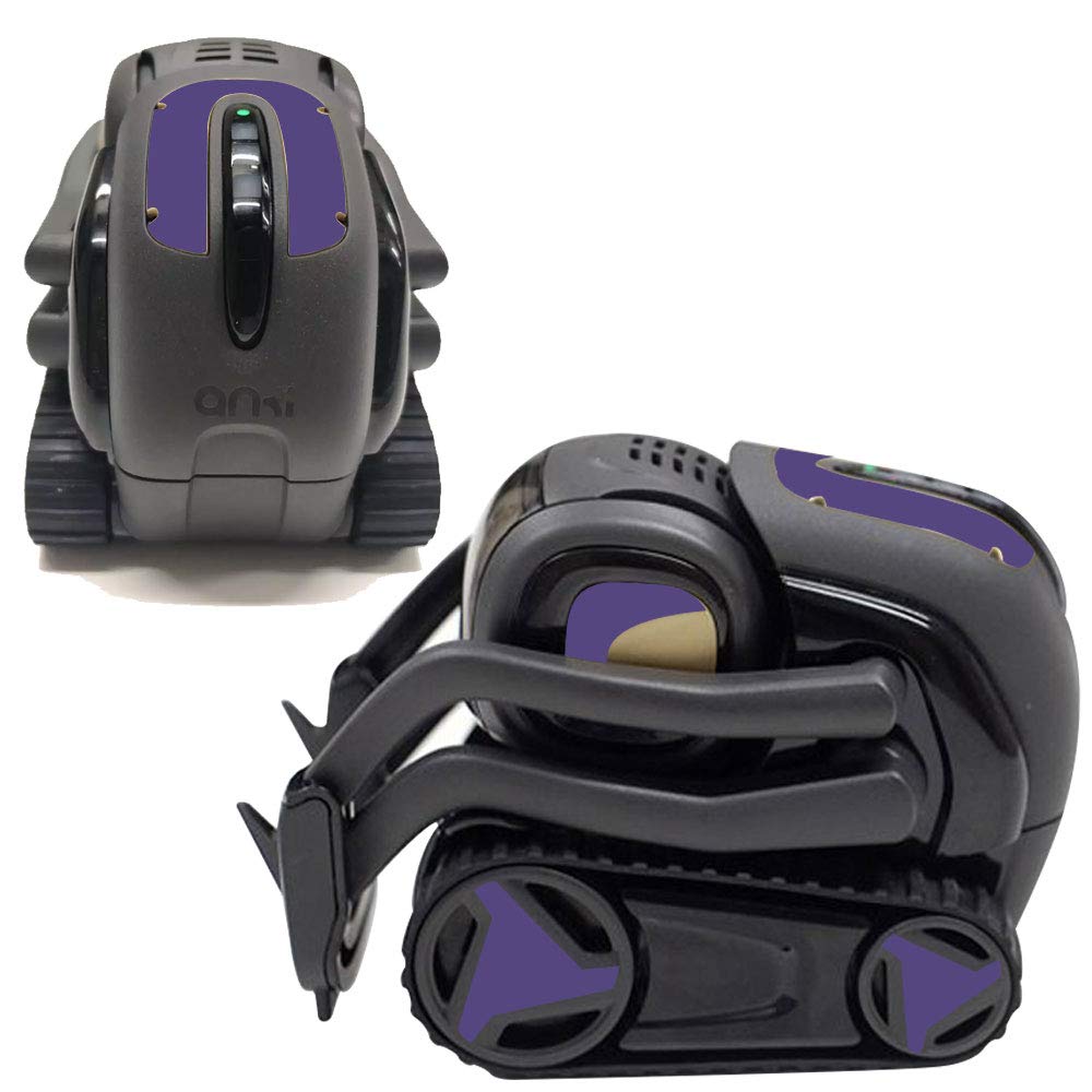 IPG for Vector Robot Face Screen Guard Decoration KIT Protector from Unexpected Attacks of Kids and Pets.Include Wheels&Body Set 7 Units Decals+2 Units Screen Protector (Lavender)