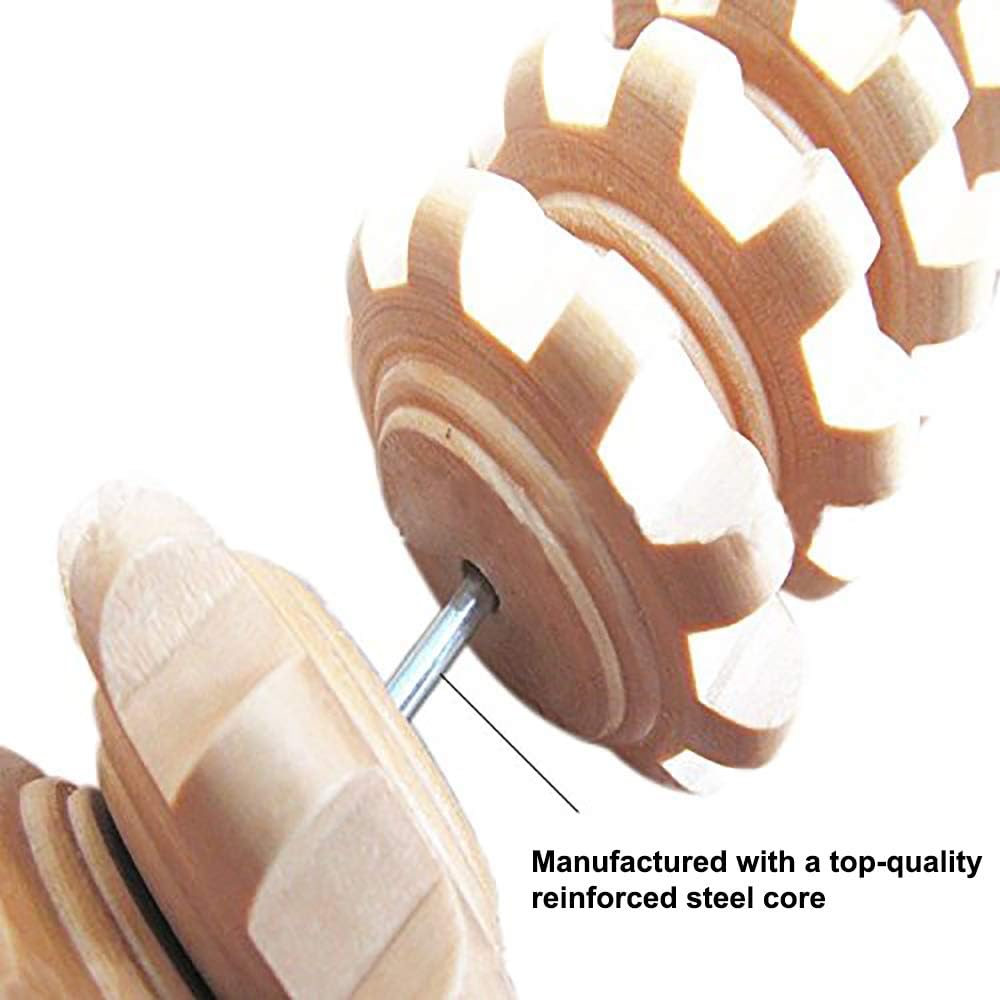 Giveme5 Pack of 2 DIY 40CM Detachable Handheld Cellulite Blasters Massage Trigger Point Manual Muscle Release Roller Stick Massager for Muscle Pain Relief Tool - Color Random: Health & Personal Care