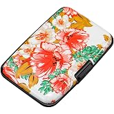 ELFISH RFID Aluminum Wallet Credit Card Protector Case Holder for Men Women | Mini RFID Aluminum Wallet Credit Cards Holder Business Card Case Metal ID Case for Men Women