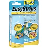 Tetra EasyStrips 6-in-1 Aquarium Water Test Strips, 25 Count | 1 Strip Tests 6 Water Quality Issues, Results In 60 Seconds, For Freshwater Or Saltwater Fish Tanks, Test Weekly
