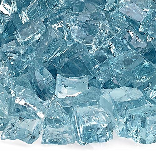 American Fireglass 10 Pound Fire Glass With Fireplace Glass And