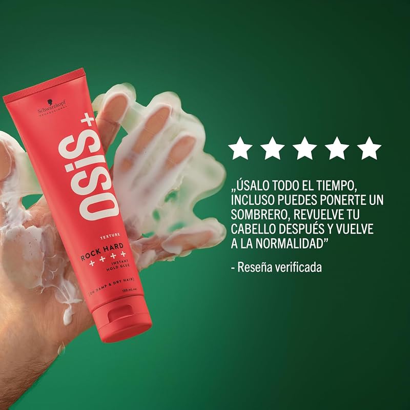 Schwarzkopf Professional OSIS Rock-Hard - Colla Capelli - Extreme Looks - Super Strong Hold 150 ml — foto 6 de 7