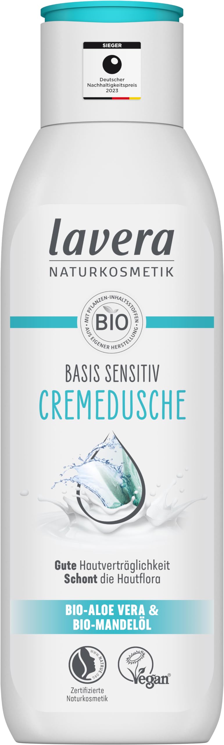 Lavera Basis Sensitiv Cremedusche, 250 ml