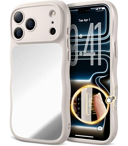 Amazon.com: VIROMO Unbreakable Mirror Case for iPhone 17 Pro [2