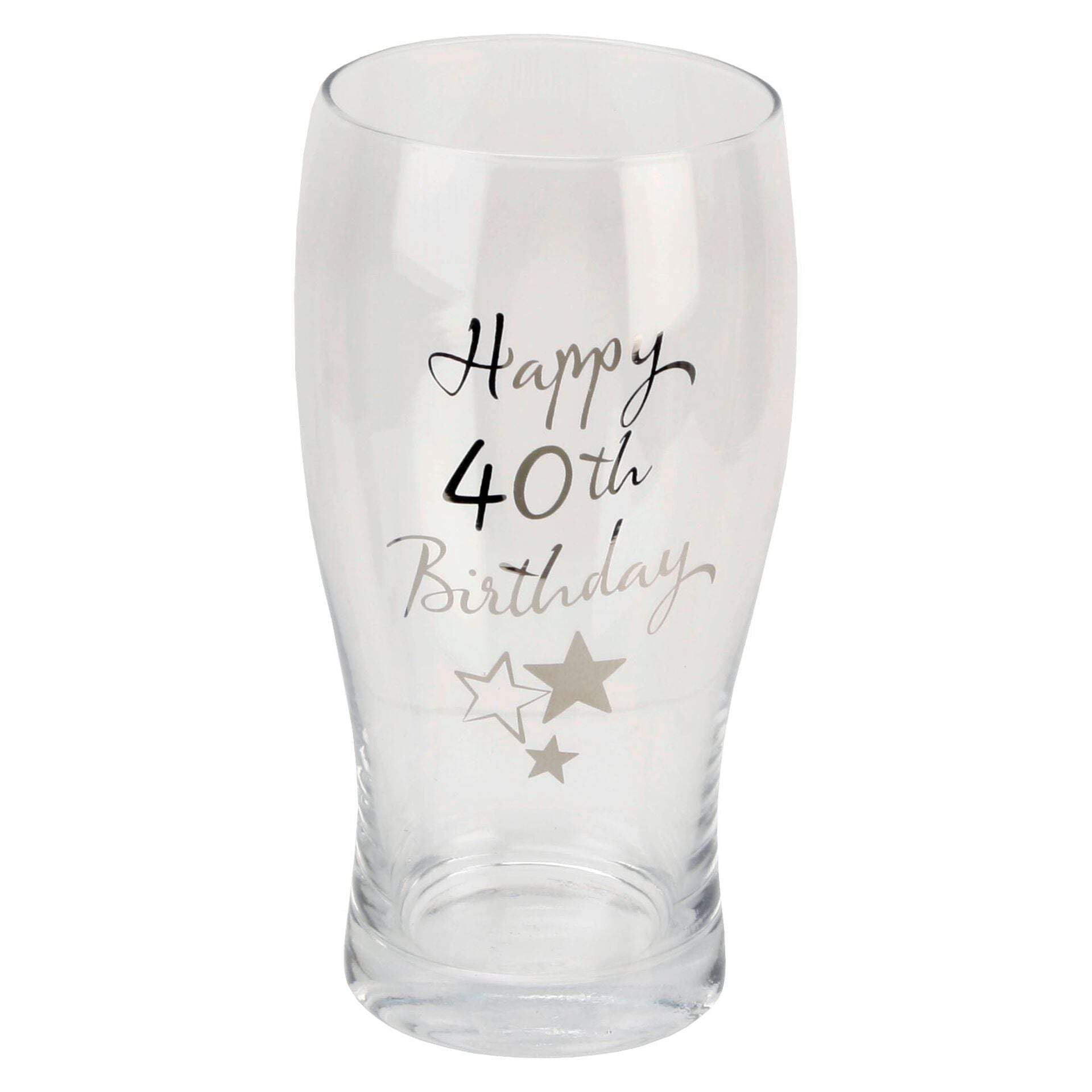 Juliana Happy 40th Birthday Pint Glass in Gift Box G31940