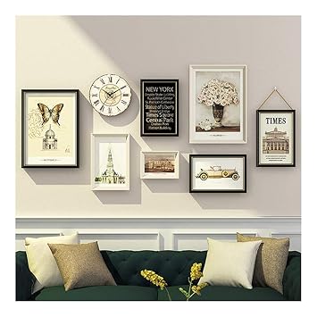 Amazon Com Dyqzkxqx Photo Wall Retro Light Luxury