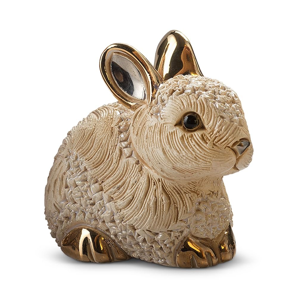 De Rosa Rinconada - Hare, Bunny, Rabbit Resting Ceramic Figurine