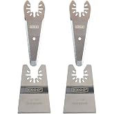 XXGO 4 Pcs Rigid Multi Tool Scraper Blades for Scraping Cutting Removing | For Scraping Cutting Removing Tile Adhesive Caulk Paint Sealant Carpet Flooring Coating