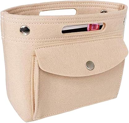 Amazon Pinji バッグインバッグ フェルトバッグ 小さめ A5 コンパクト マルチポケット ハンドバッグ ポーチ 軽量 リュックインバッグ レディース フェルト リュック バッグ 可愛い インナーバッグ バッグ内整理 整理整頓 おしゃれ Pinji バッグインバッグ