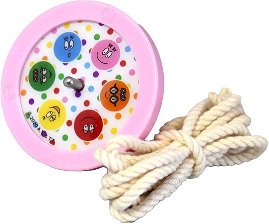 Amazon 日本こままわし協会認定こま Barbapapaモデル バーバパパ 日本伝統玩具 伝承遊び コマ おうちあそび コマ ベーゴマ おもちゃ