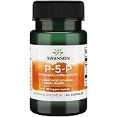Swanson P-5-P Coenzymated Vitaminb-6, 20 mg, 60 Capsules, 1 Pack | Coenzymated Vitamin B-6 That Bypasses Liver Conversion, Goes to Work Immediately to Promote Cardiovascular Maintenance
