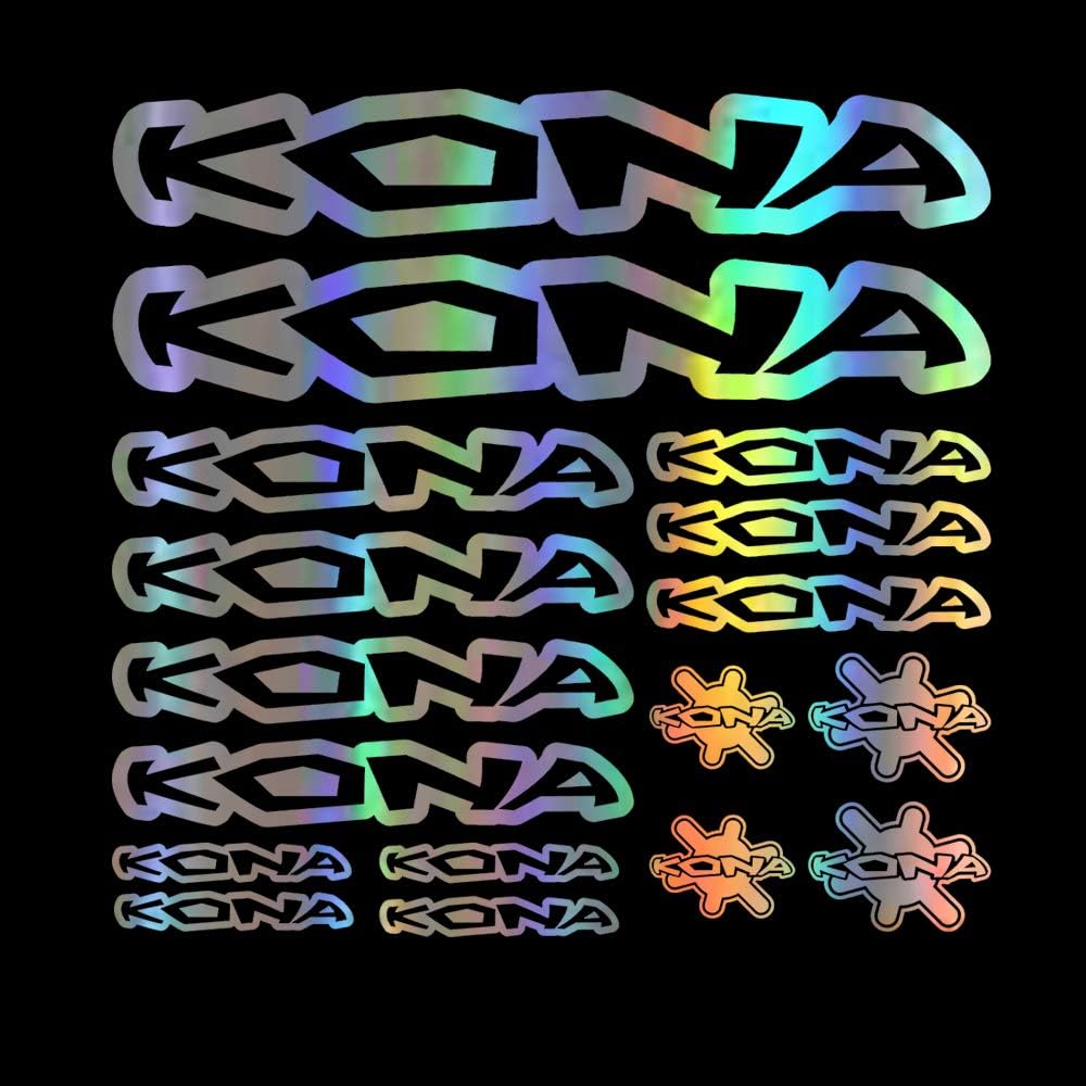compatible for Kona Vinyl Decal Stickers Sheet Bike Frame