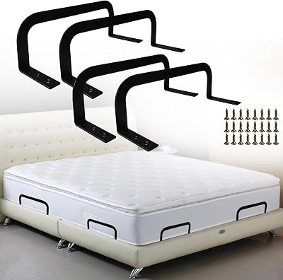 Sibosen 4Pcs Mattress Retainer Bar - Stop Mattress Sliding Easily
