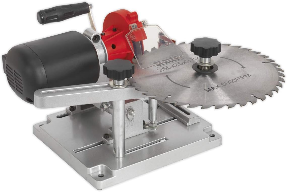 Sealey Sms2003 Saw Blade Sharpener - Bench Mounting 110W, White - Image 4