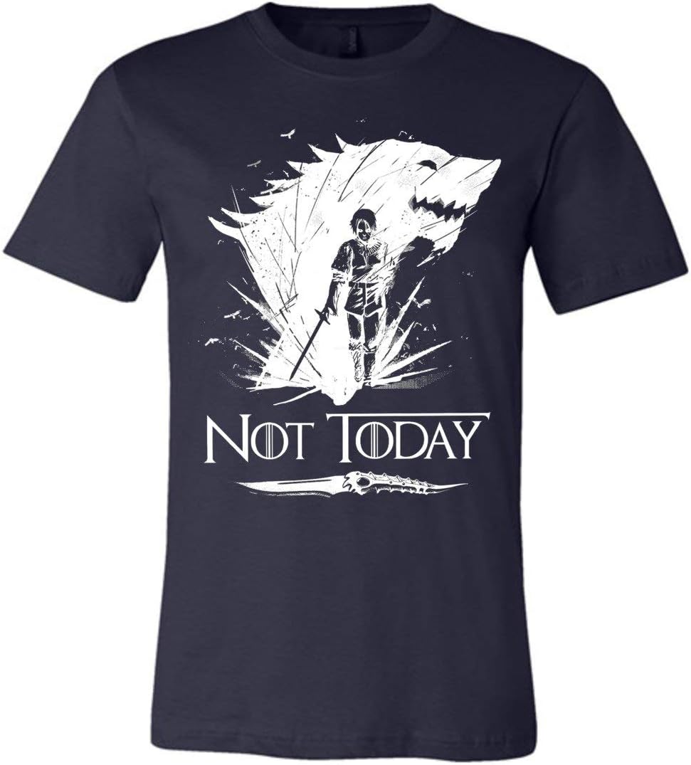 Cool Not Today Game of Thrones GOT Canvas Unisex T-Shirt for Women Men Fans Gift