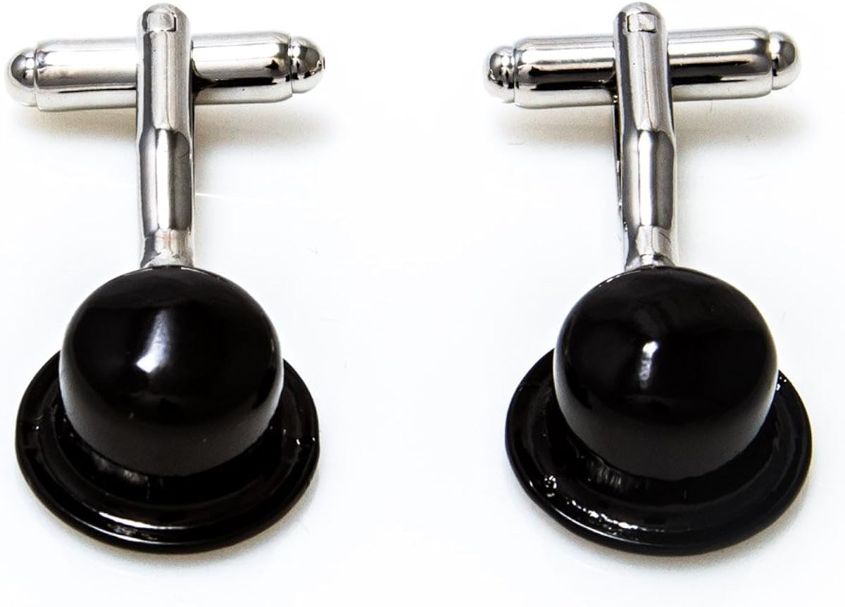 bowler hat cufflinks