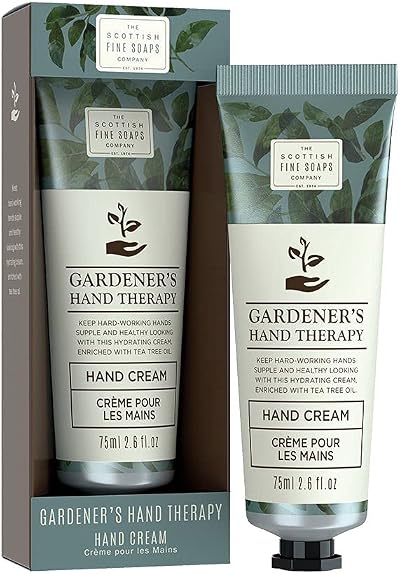 Scottish Fine Soaps Gardeners Hand Therapy Cream 75ml Nourishing Moisturiser