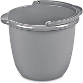 Sturdy Pail Bucket Organizer Household Cleaning Supplies Projects Mopping Storage Comfortable Durable Grip Pour Handle